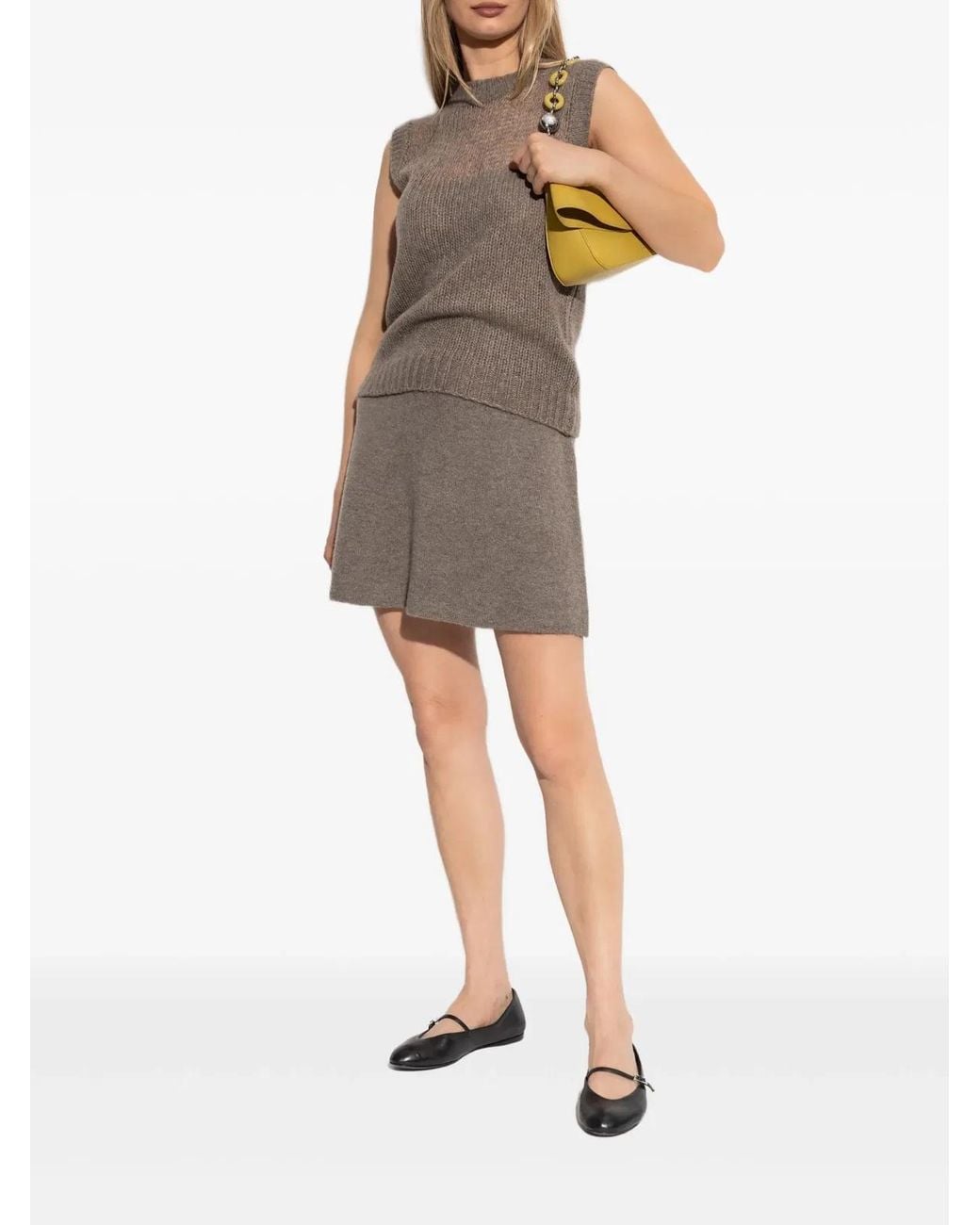 Lisa Yang Brown Clare Skirt