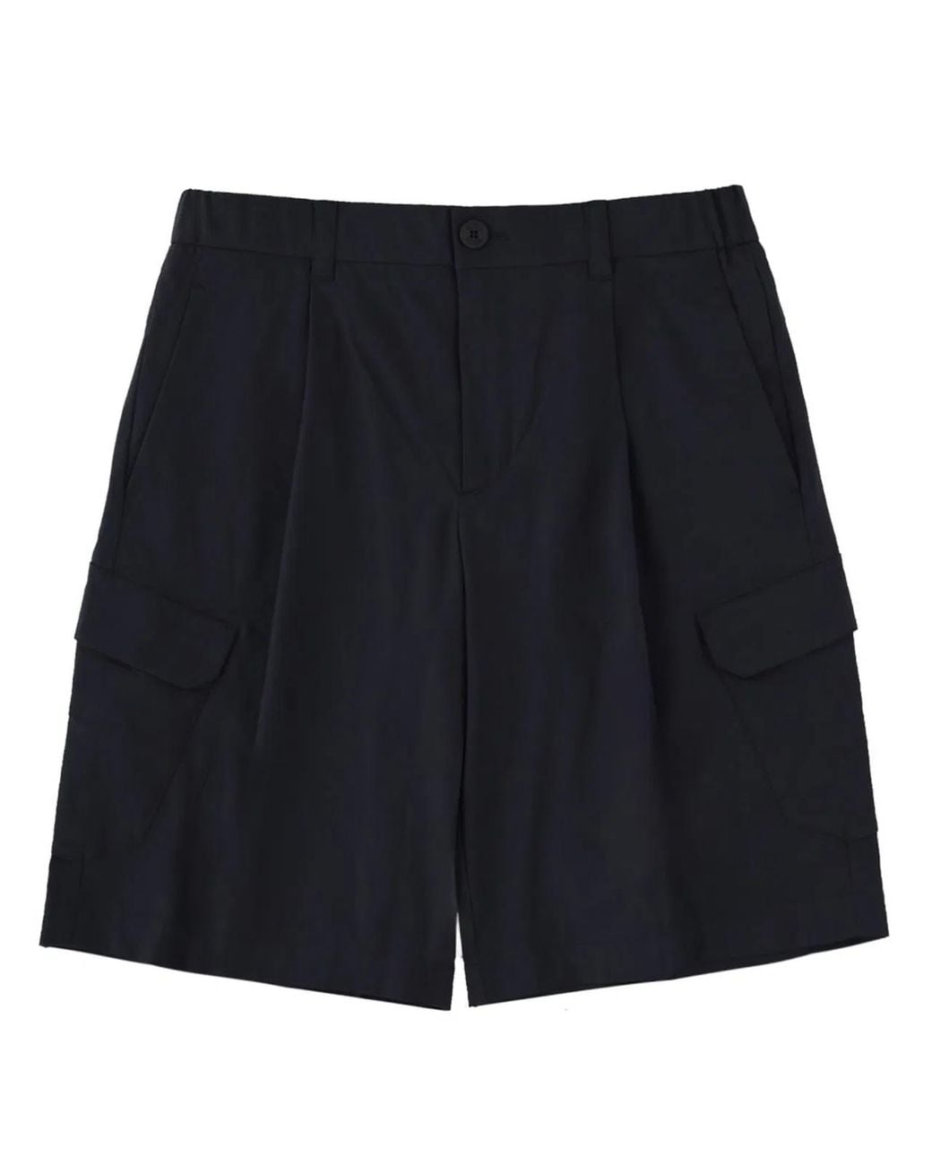 Herno Blue Cargo Shorts for men