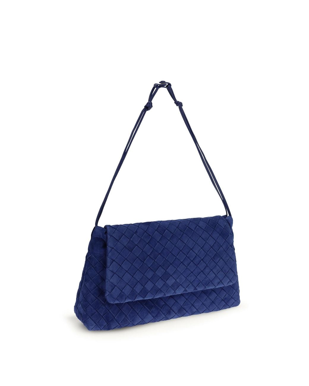 Bottega Veneta Blue Giorno Shoulder Bag