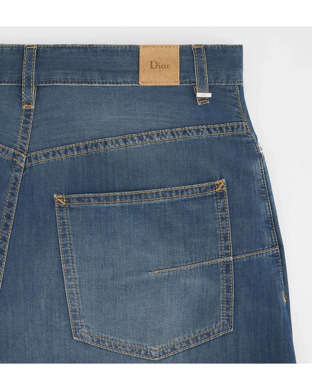 Dior Blue Denim Pants
