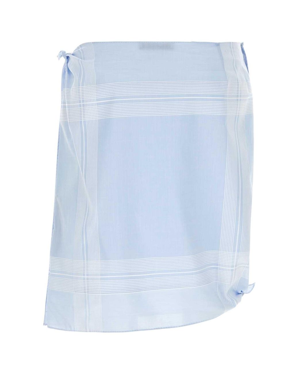 Prada Light Blue Cotton Skirt