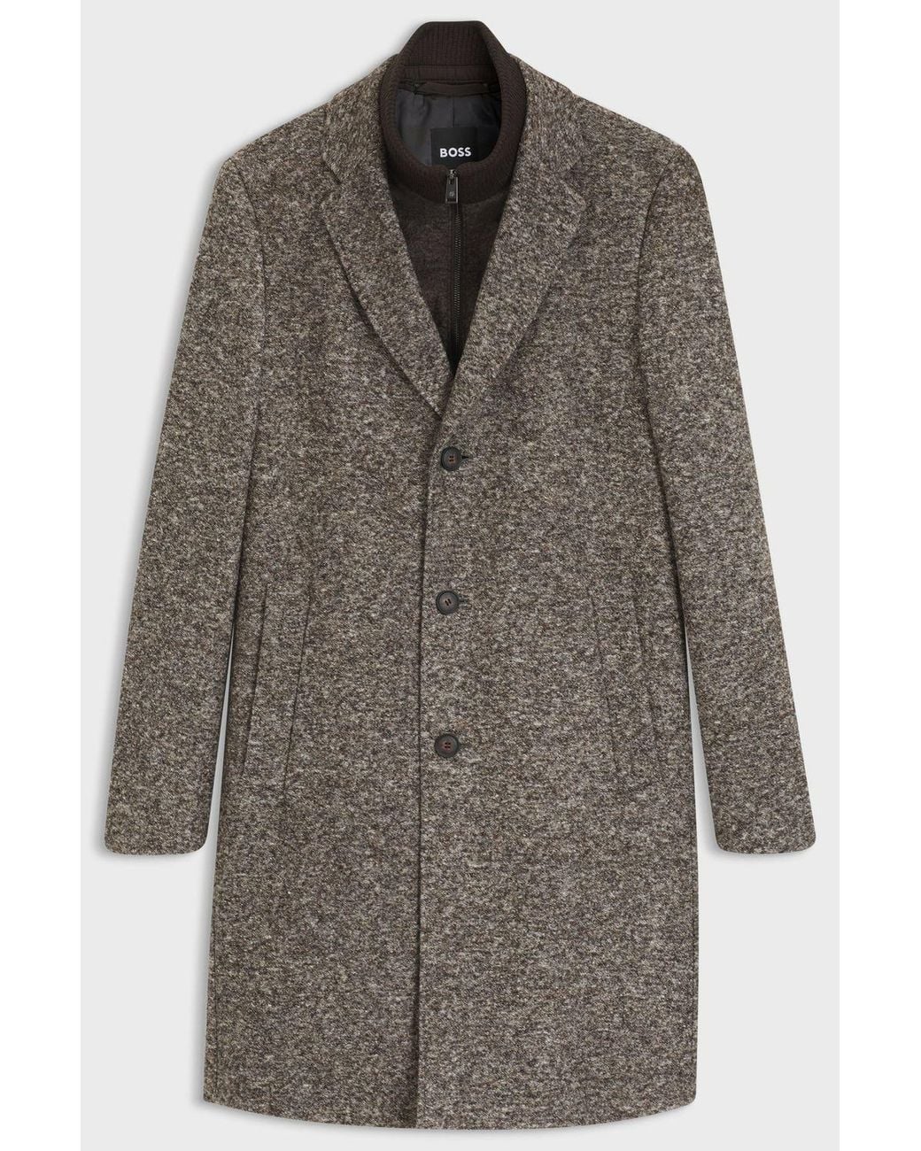 Boss Brown Abrigo for men