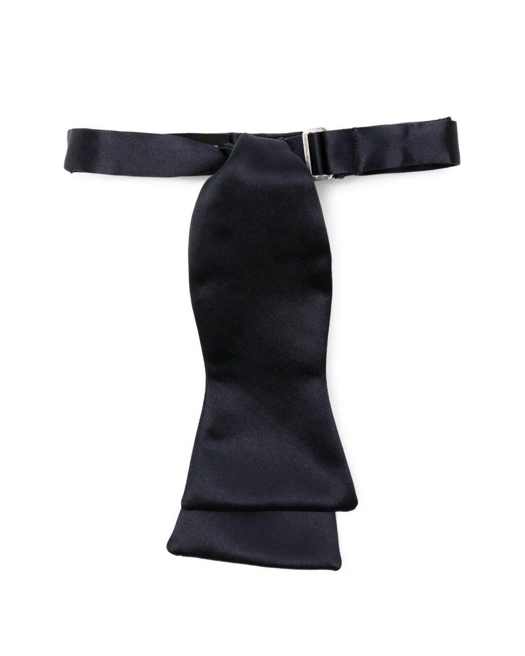 Giorgio Armani Black Woven Bow Tie for men
