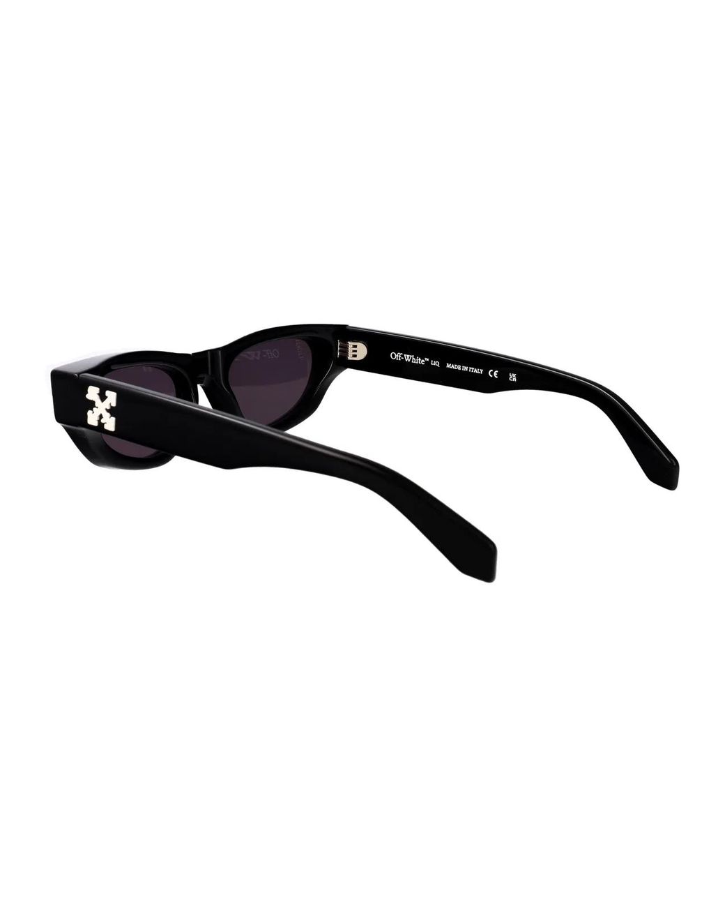 Off-White c/o Virgil Abloh Black Shiny Acetate Sunglasses