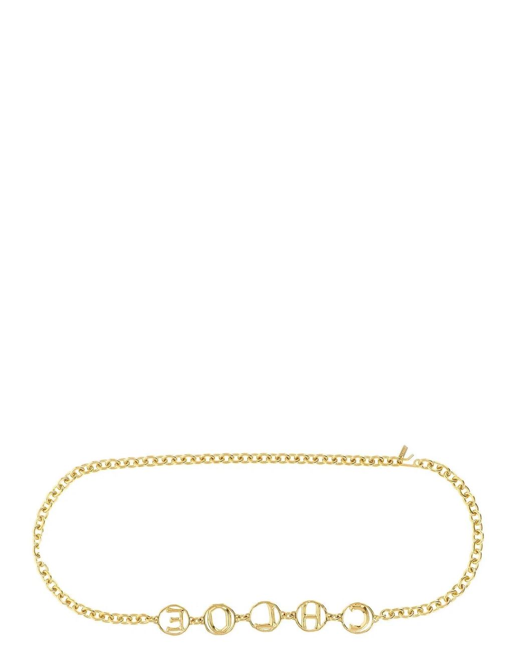 Chloé Natural Script' Jewel Belt