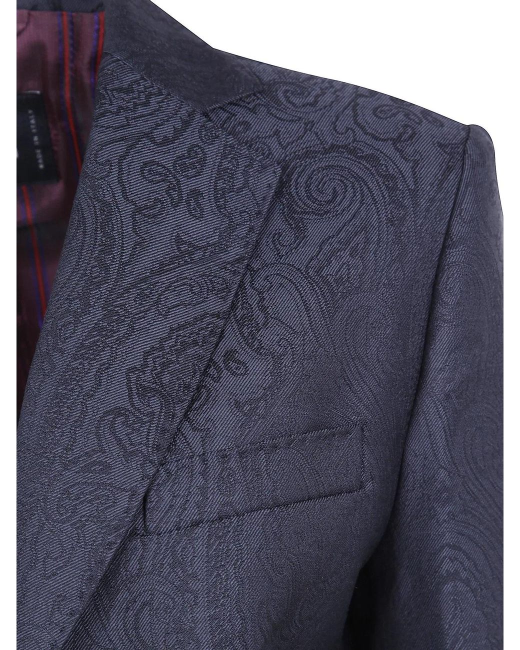 Etro Blue Classic Blazer