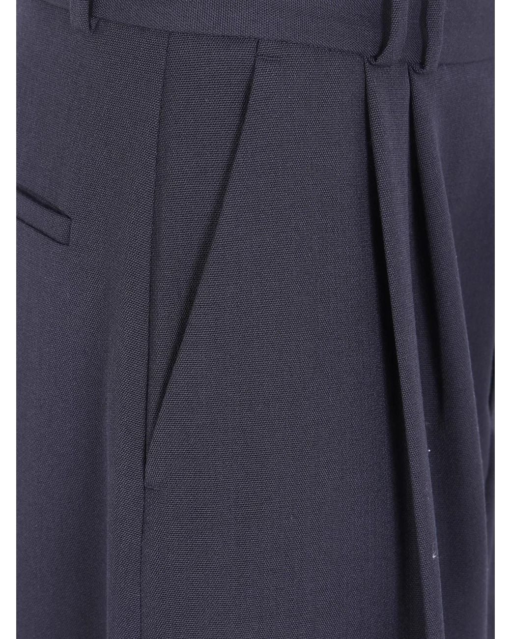 Studio Nicholson Blue Double Pleat Volume Pant for men
