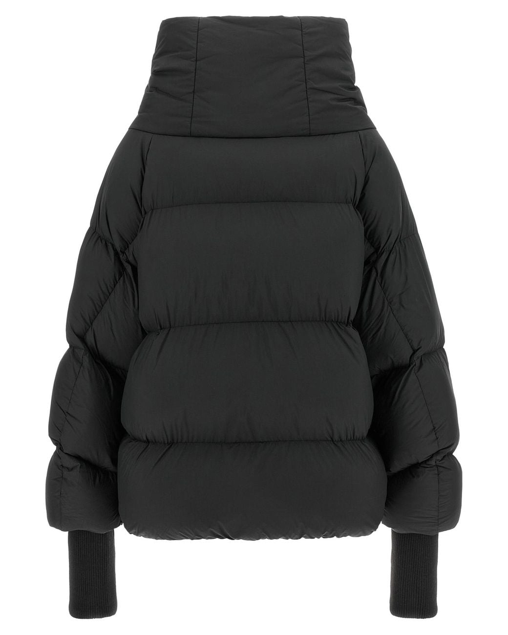 Ganni Black Future Nylon Down Jacket