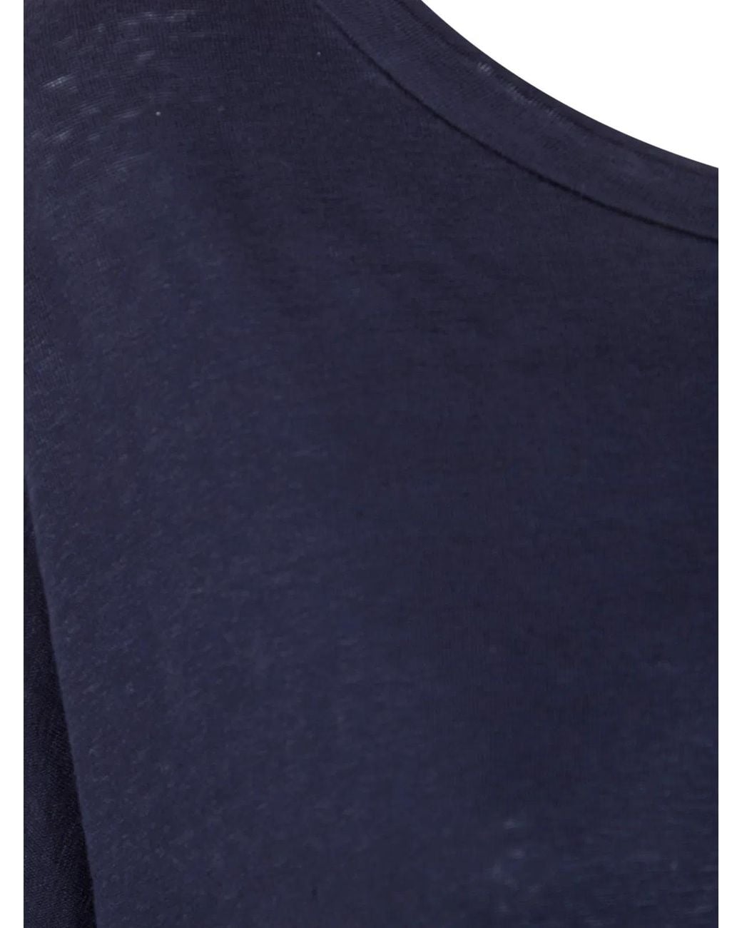 Labo.art Blue "Ata" Lieto Linen Round Neck Sweater