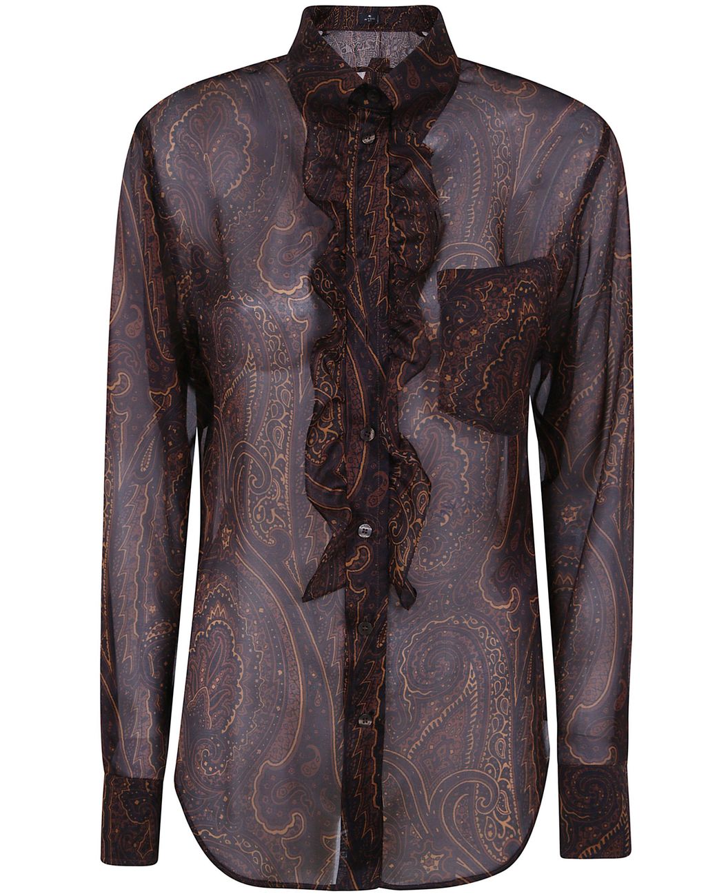 Etro Brown Light Shirt