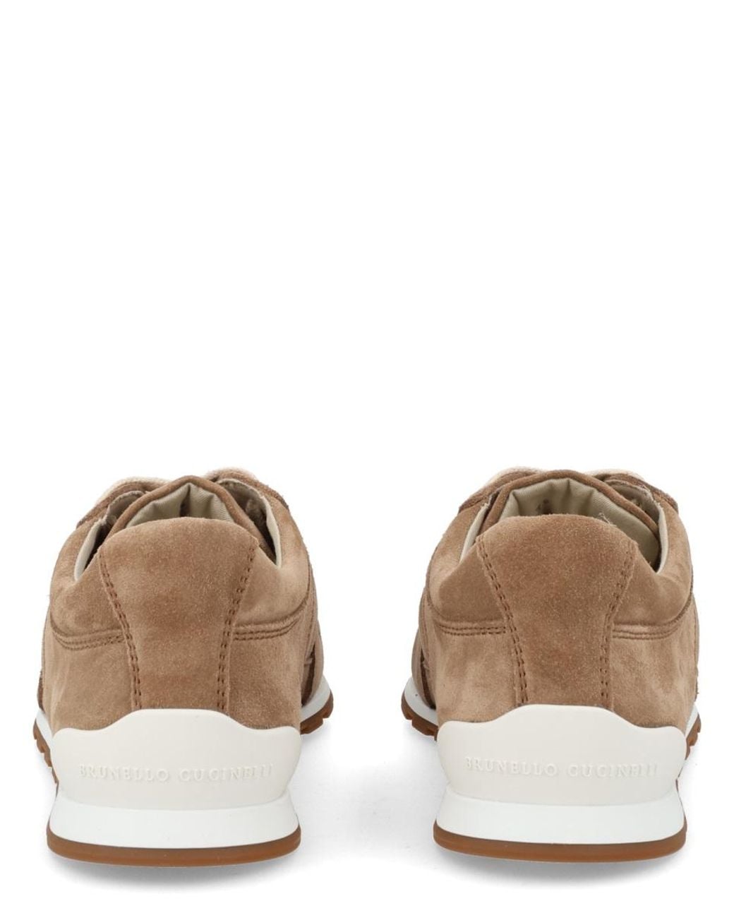 Brunello Cucinelli Brown Suede Sneaker
