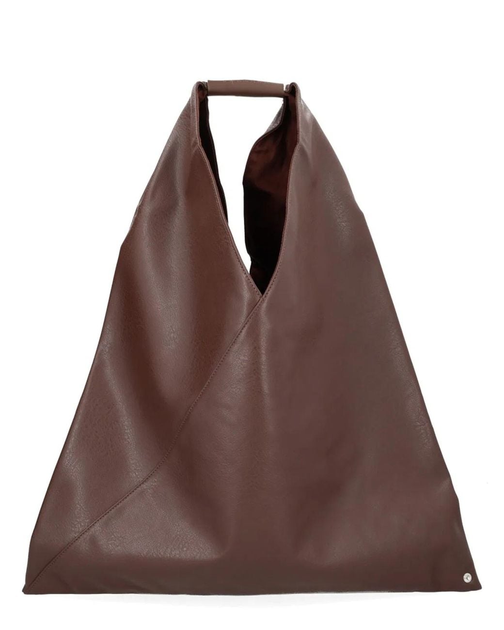 MM6 by Maison Margiela Brown Borsa "Japanese" Medium