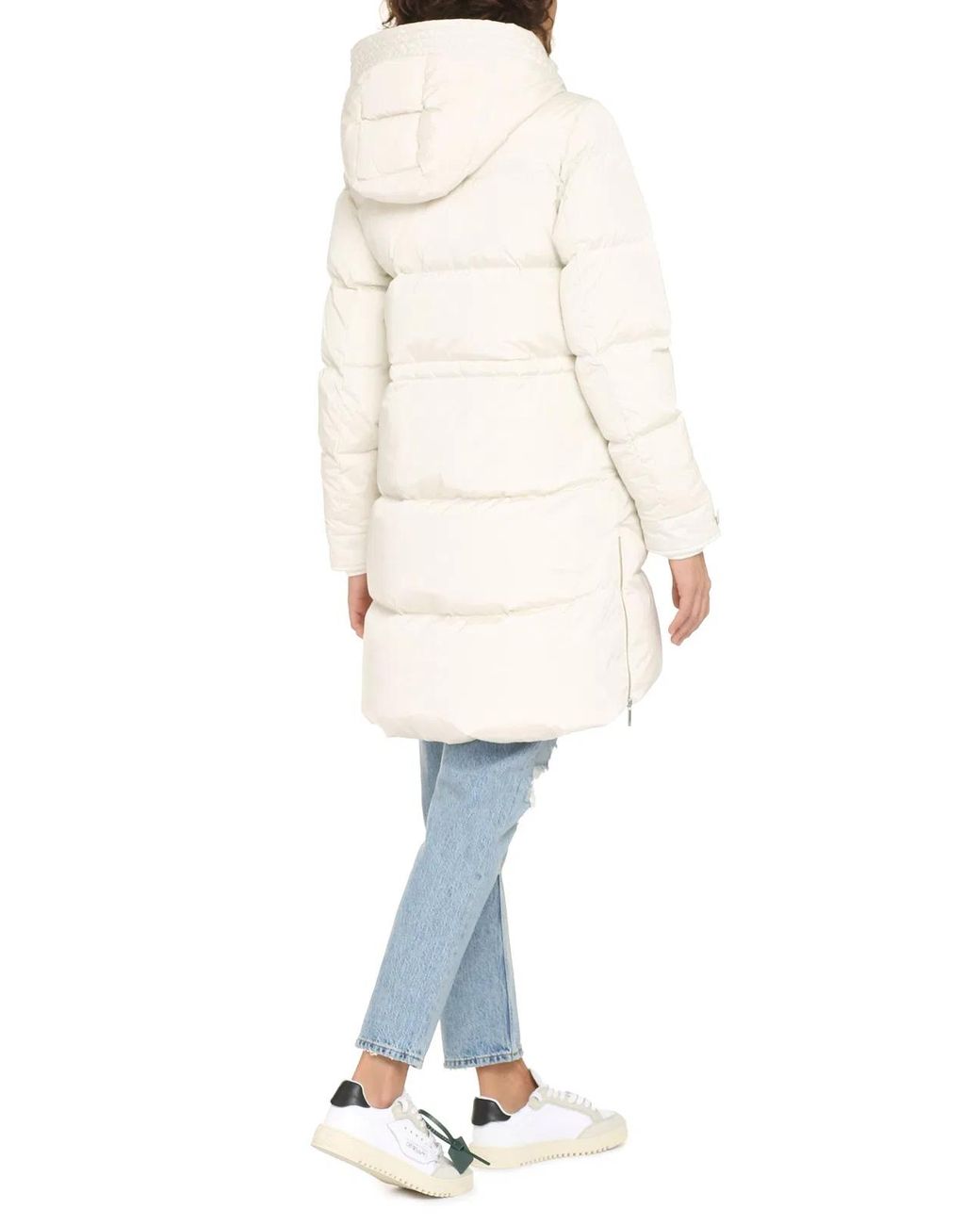 Woolrich White Alsea Puffer Parka