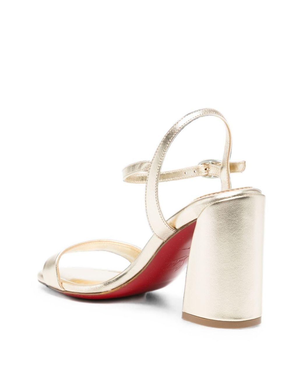 Christian Louboutin White Jane Leather Sandals