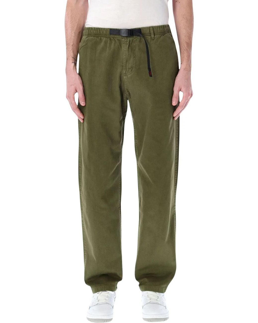 Gramicci Green Cotton Relaxed G-Pants for men