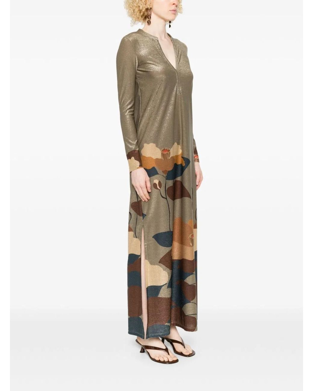 Siyu Natural Ninfa Kaftan Dress
