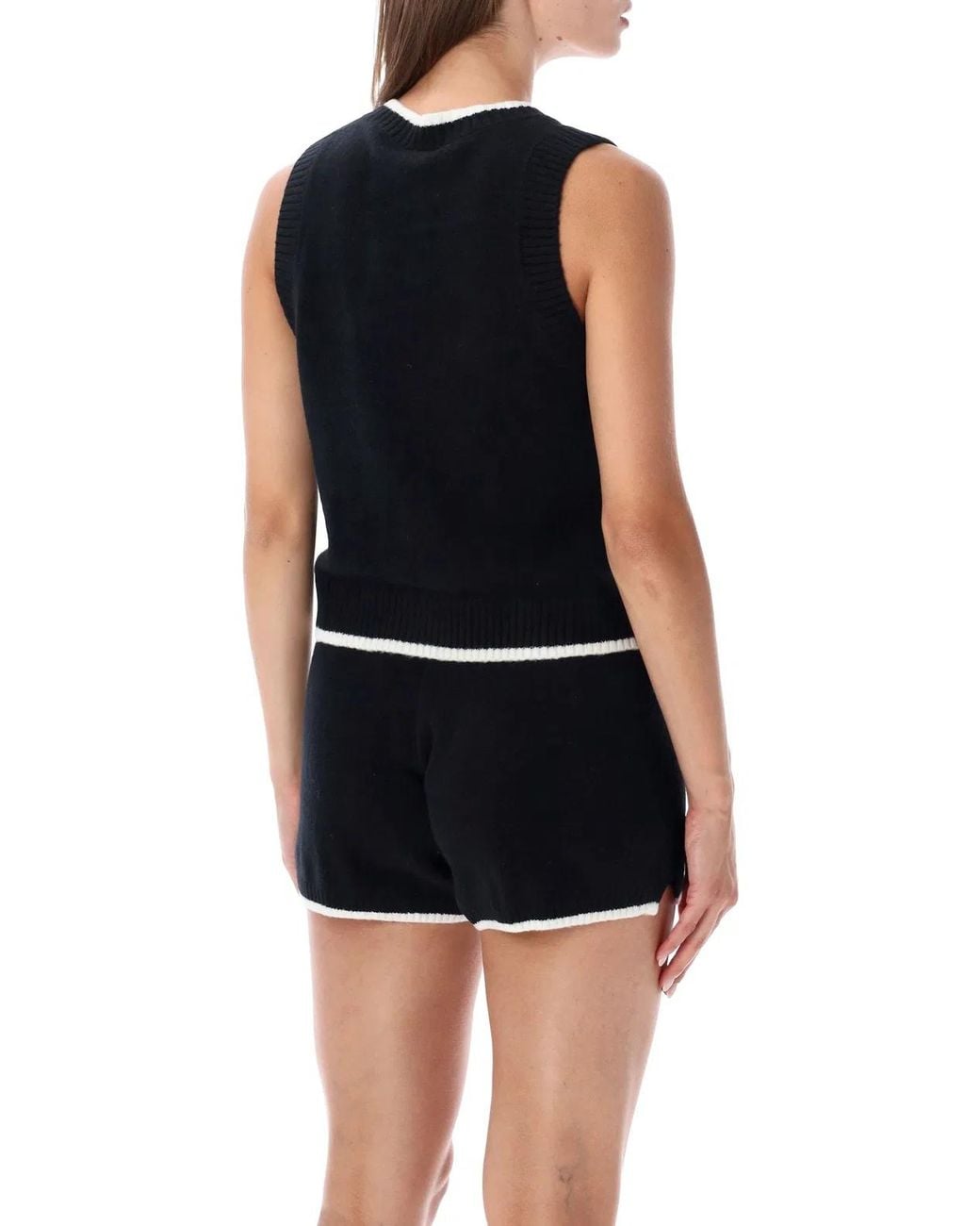 Nike Black Sportswear Chill Knit Sleeveless Jumper