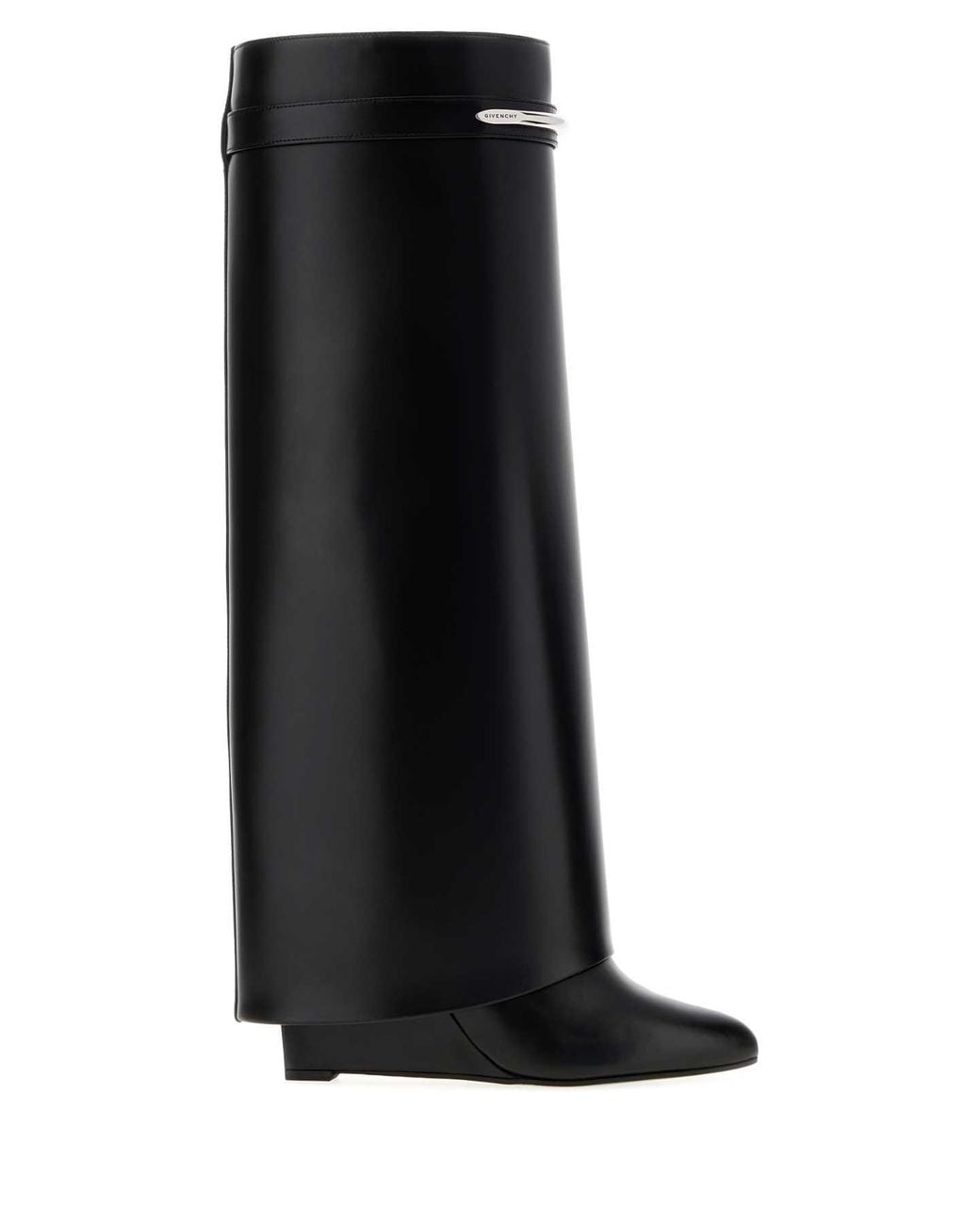 Givenchy Black Leather Shark Boots