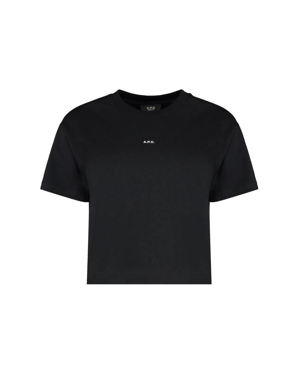 A.P.C. Black Logo Print T-Shirt