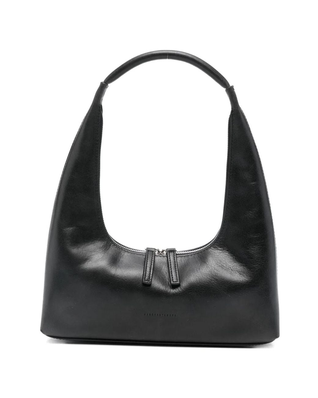 MARGE SHERWOOD Black Leather Hobo Bag