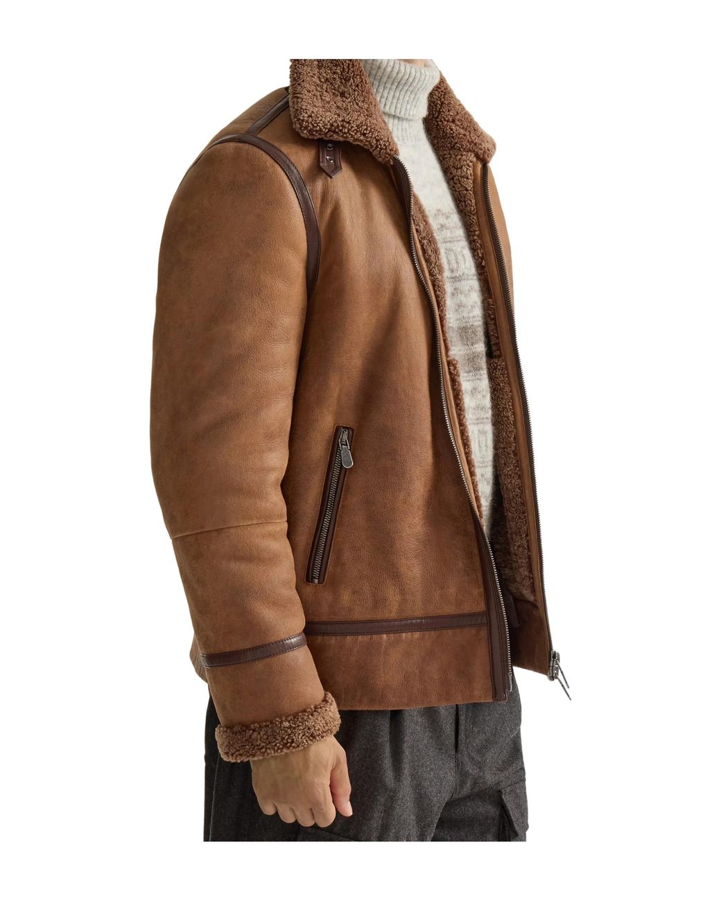 Brunello Cucinelli Brown Jacket for men