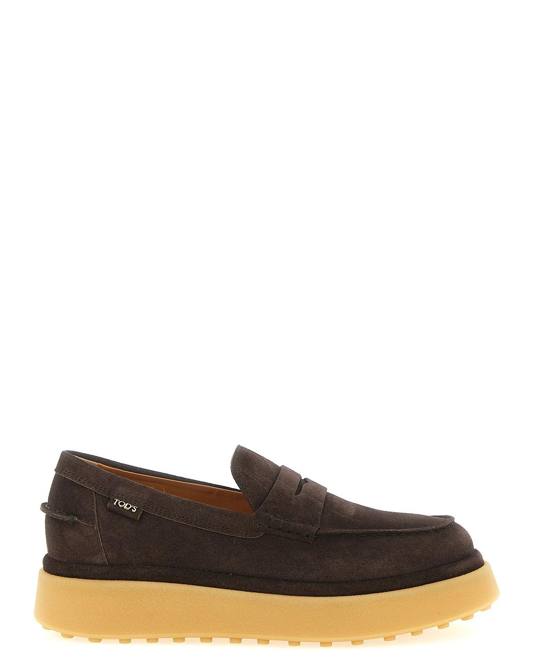 Tod's Brown Suede Loafers