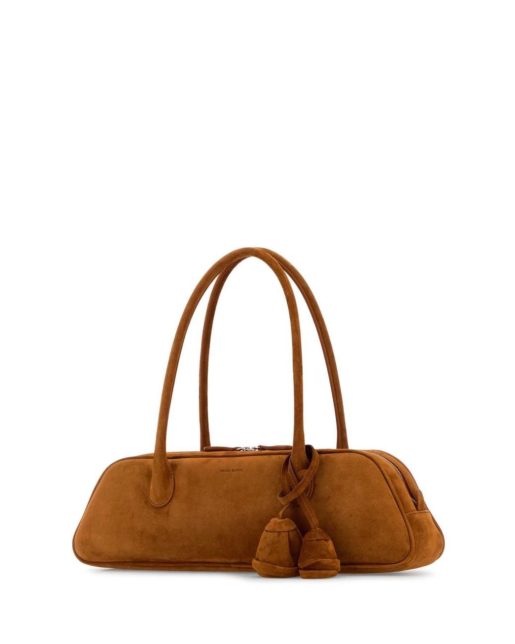Magda Butrym Brown Caramel Suede Shoulder Bag