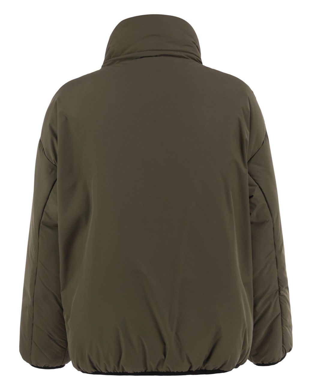 Fay Green Padded Nylon Jacket With Hooks