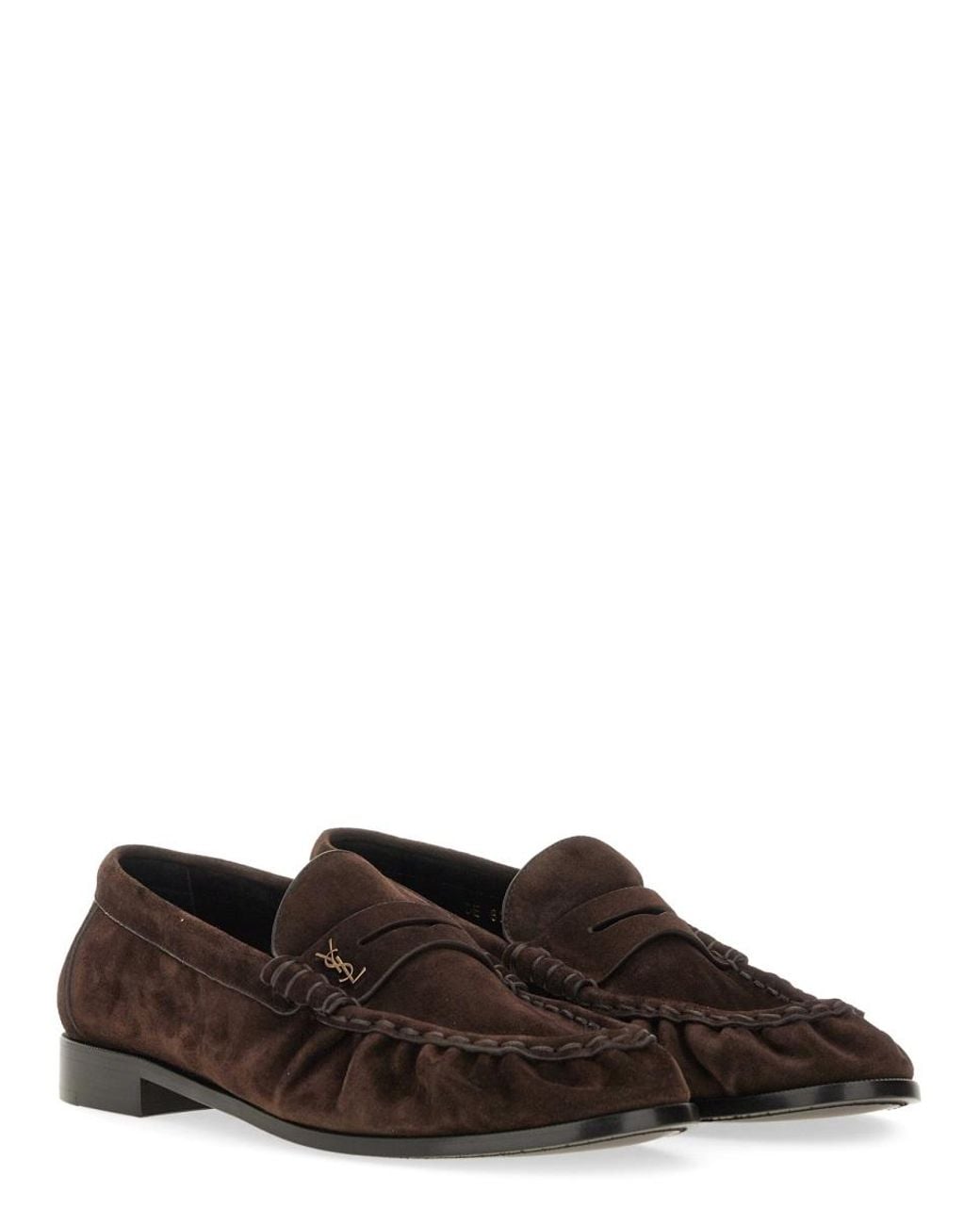 Saint Laurent Brown Mocassino "Le Loafer" for men