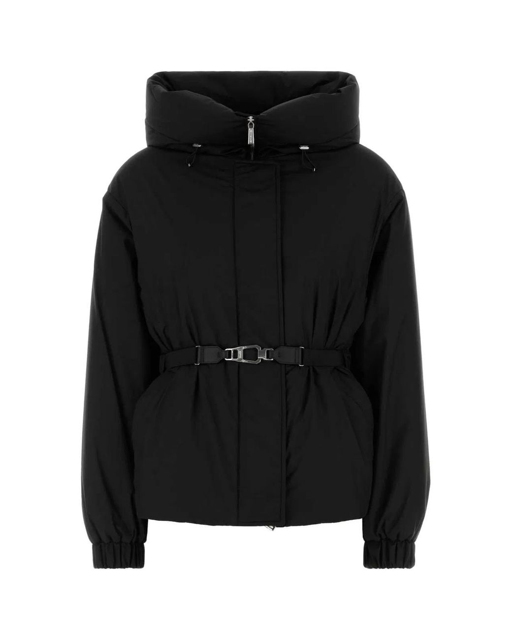 Moorer Black Piumino Con Cintura