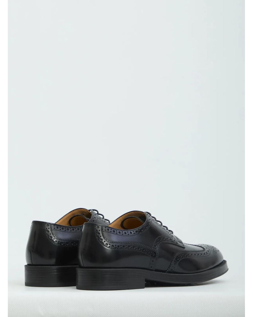 Tod's White Laced Up Shoes With Perforations for men