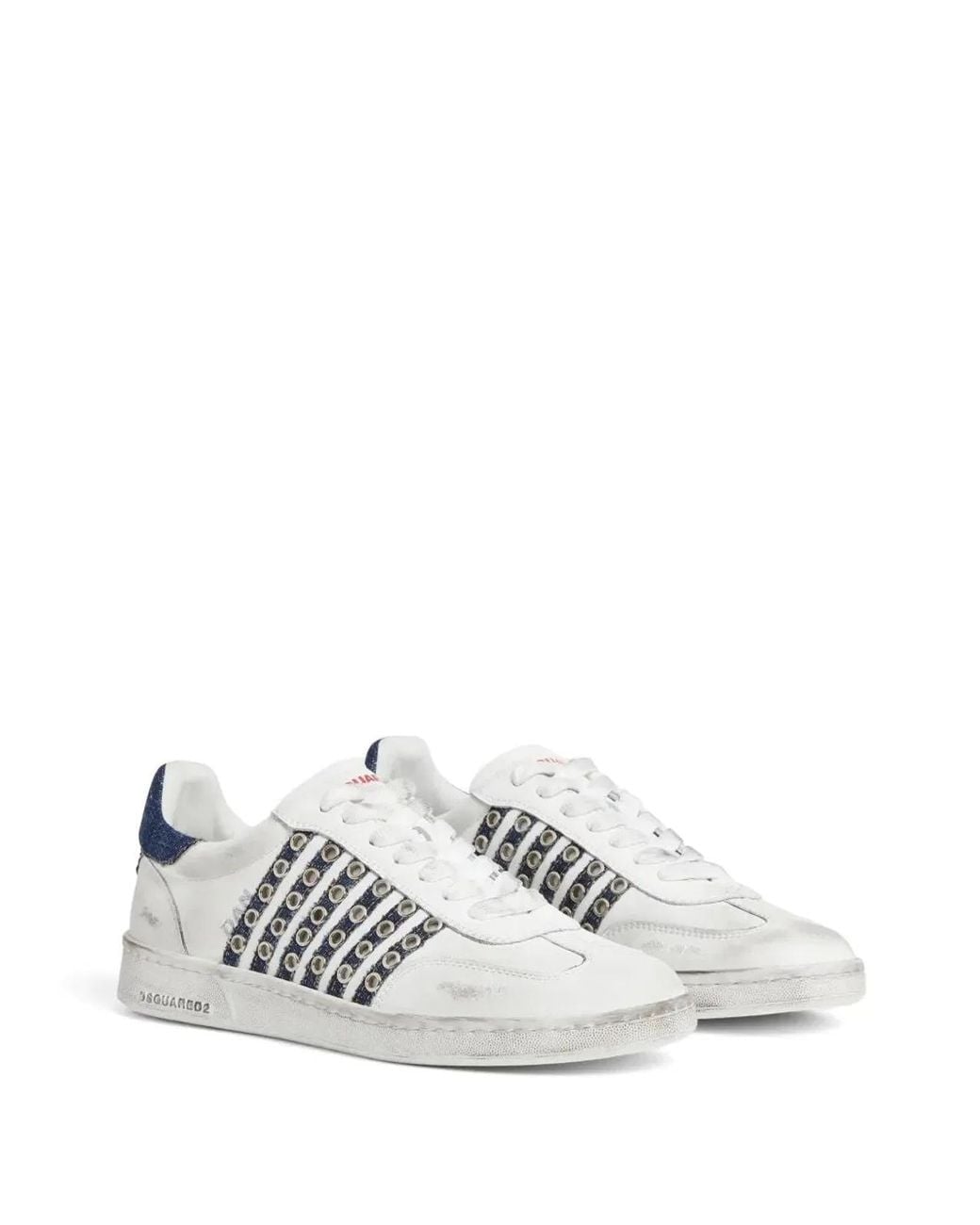 DSquared² White Boxer Sneakers for men