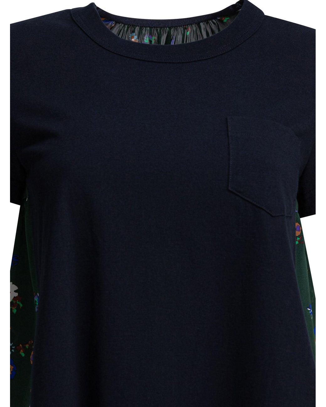 Sacai Black T-Shirts