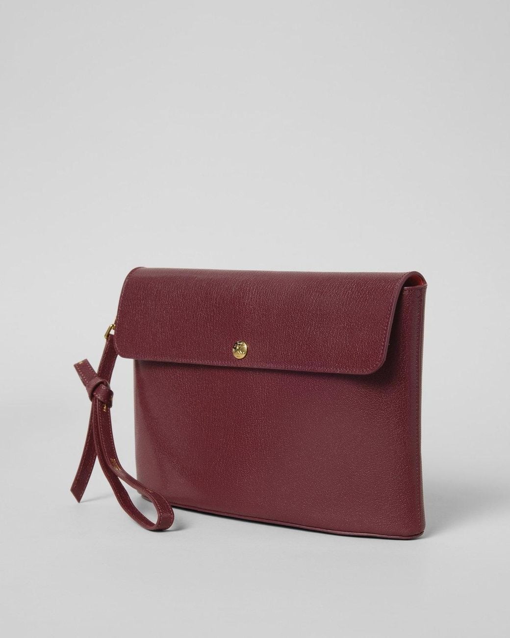 Céline Purple Medium Flap Pouch