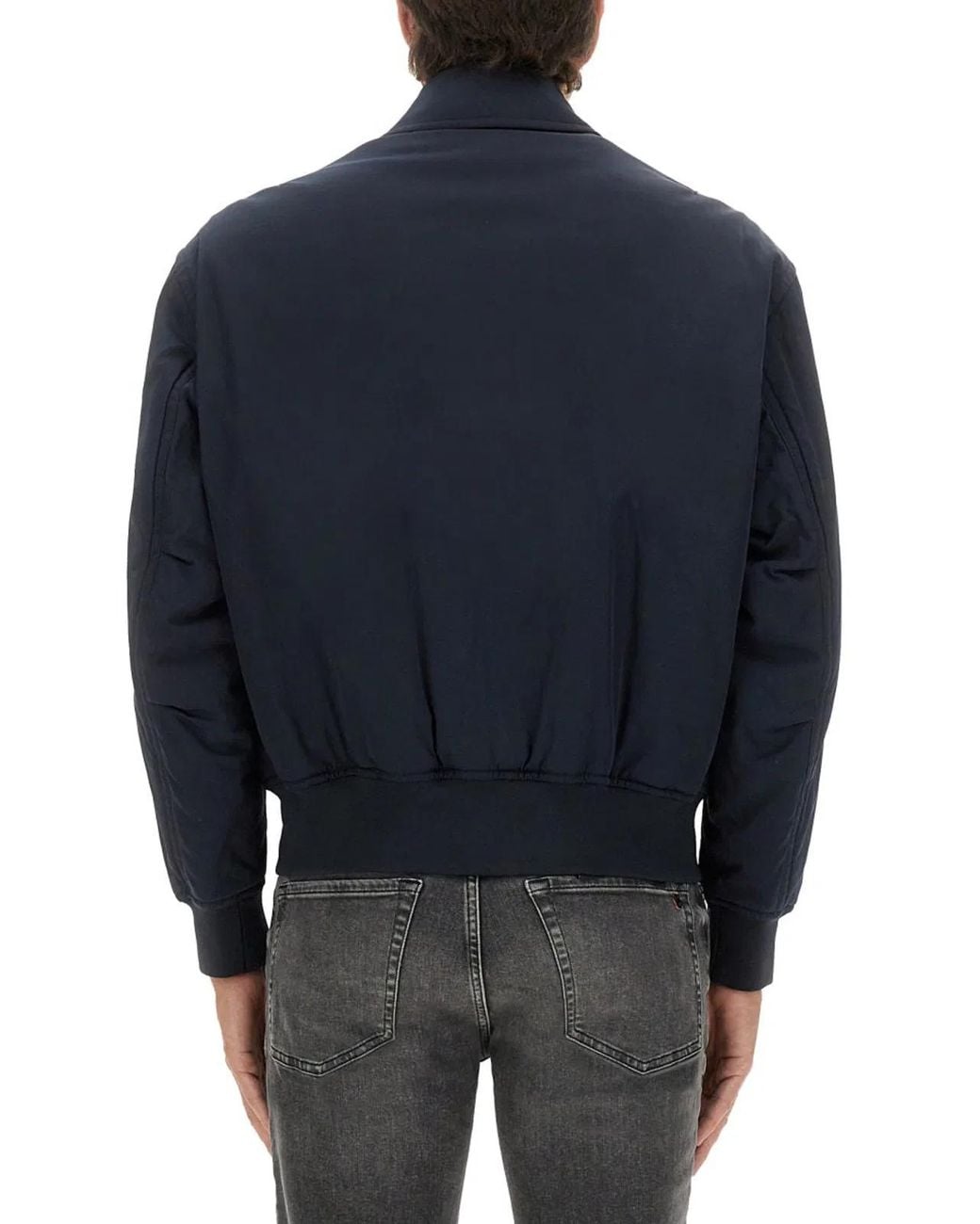 Boss Blue Polyester Jacket for men
