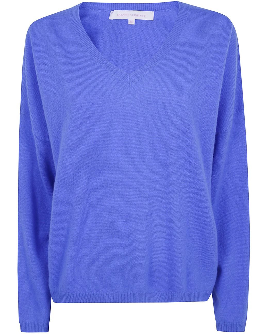 ABSOLUT CASHMERE Blue "Alicia" V Neck Sweater