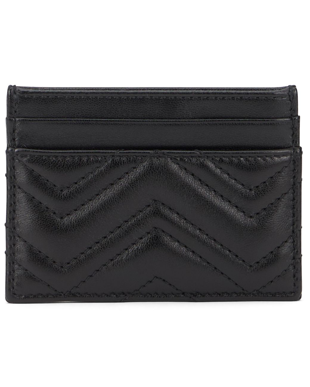 Gucci Black Gg Marmont Card Holder