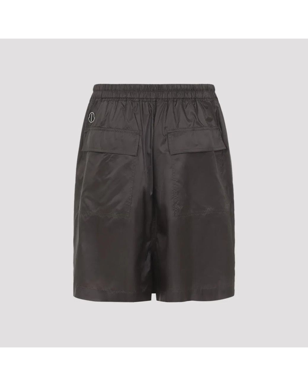 Moncler Gray Polyamide Woven Kiltshorts