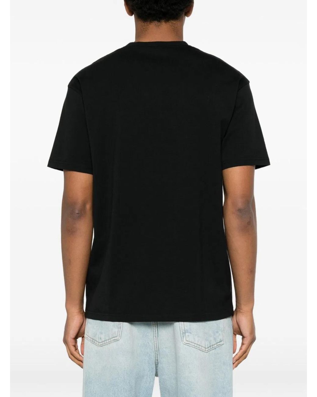 Givenchy Black T-Shirt With Photographic Negative Print for men
