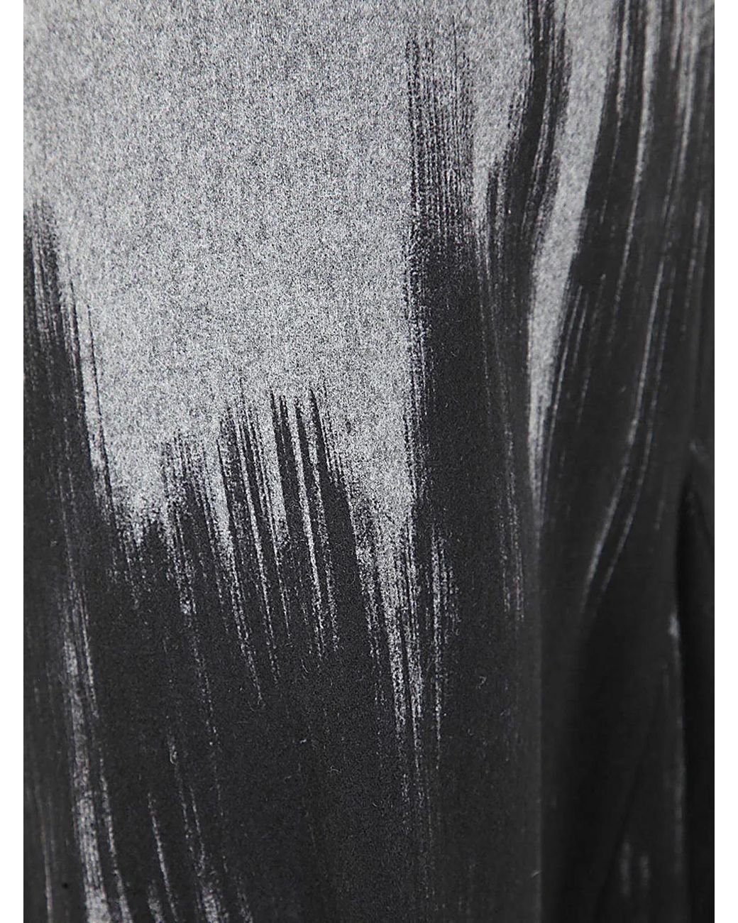 Y's Yohji Yamamoto Gray Y-Panelled Tuck Flare Sk