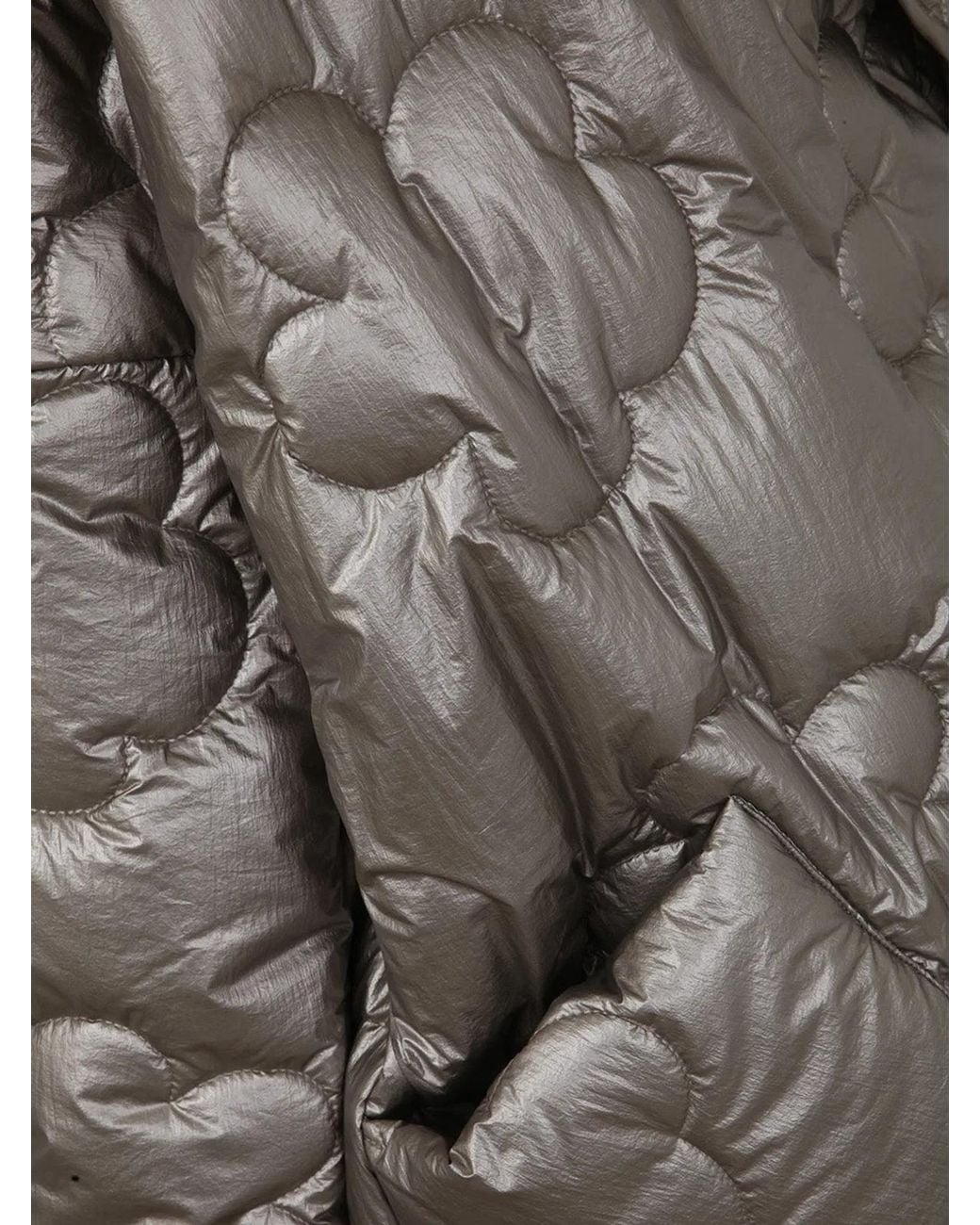 Maria Calderara Gray Padded Wrap Choc Oversized Fluffy Hug
