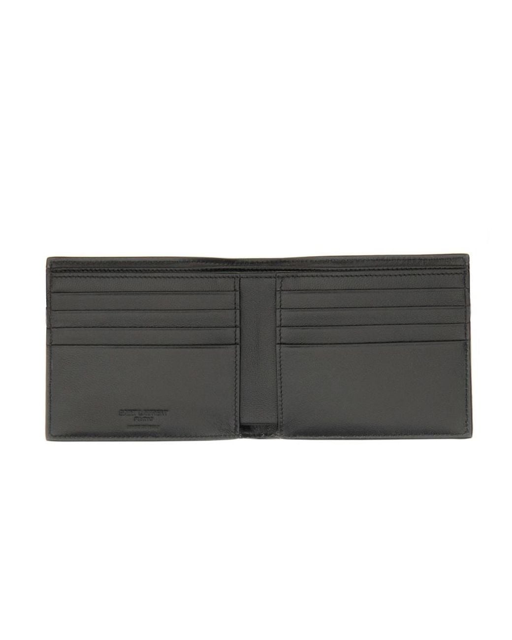 Saint Laurent Gray Bifold Wallet