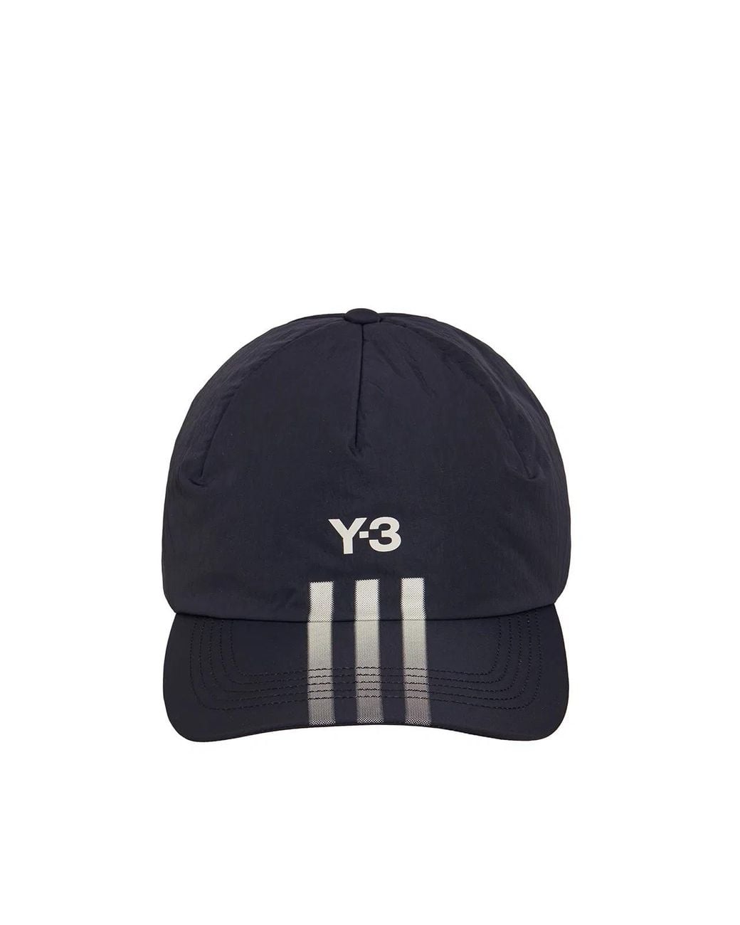 Y-3 Blue Cap Stripes Logo for men