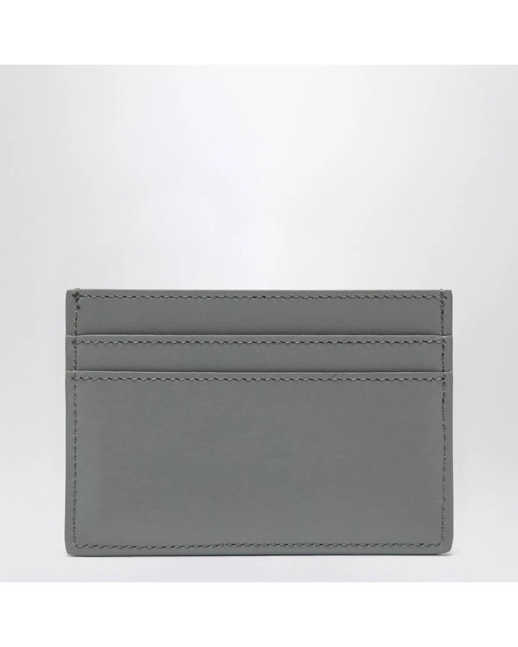 Fendi Gray Light Ff Squared Card Holder for men