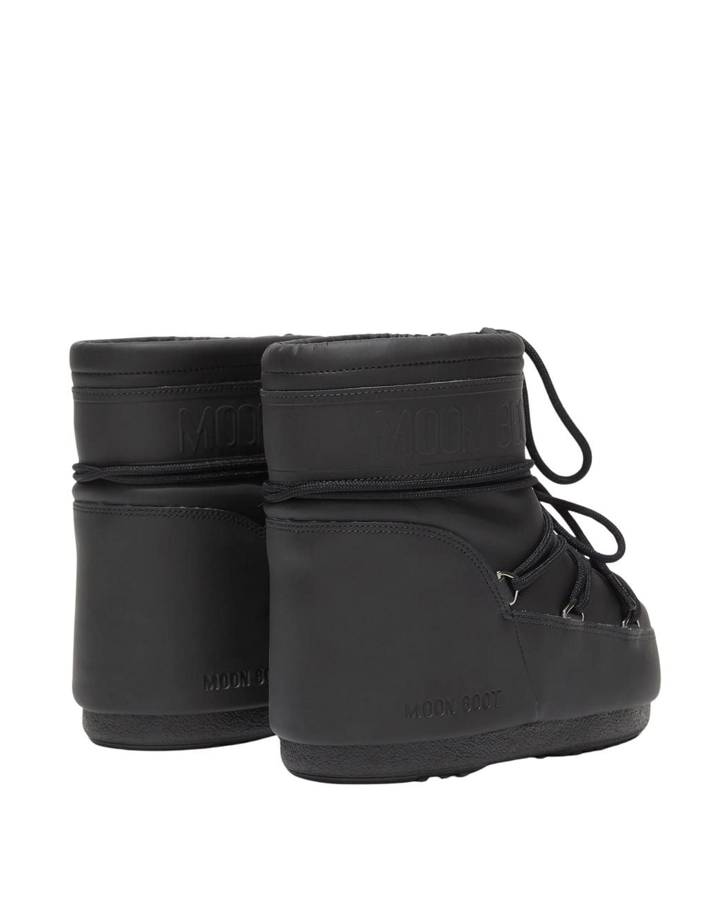 Moon Boot Blue "Icon Moonboot" Low Rubber Boots