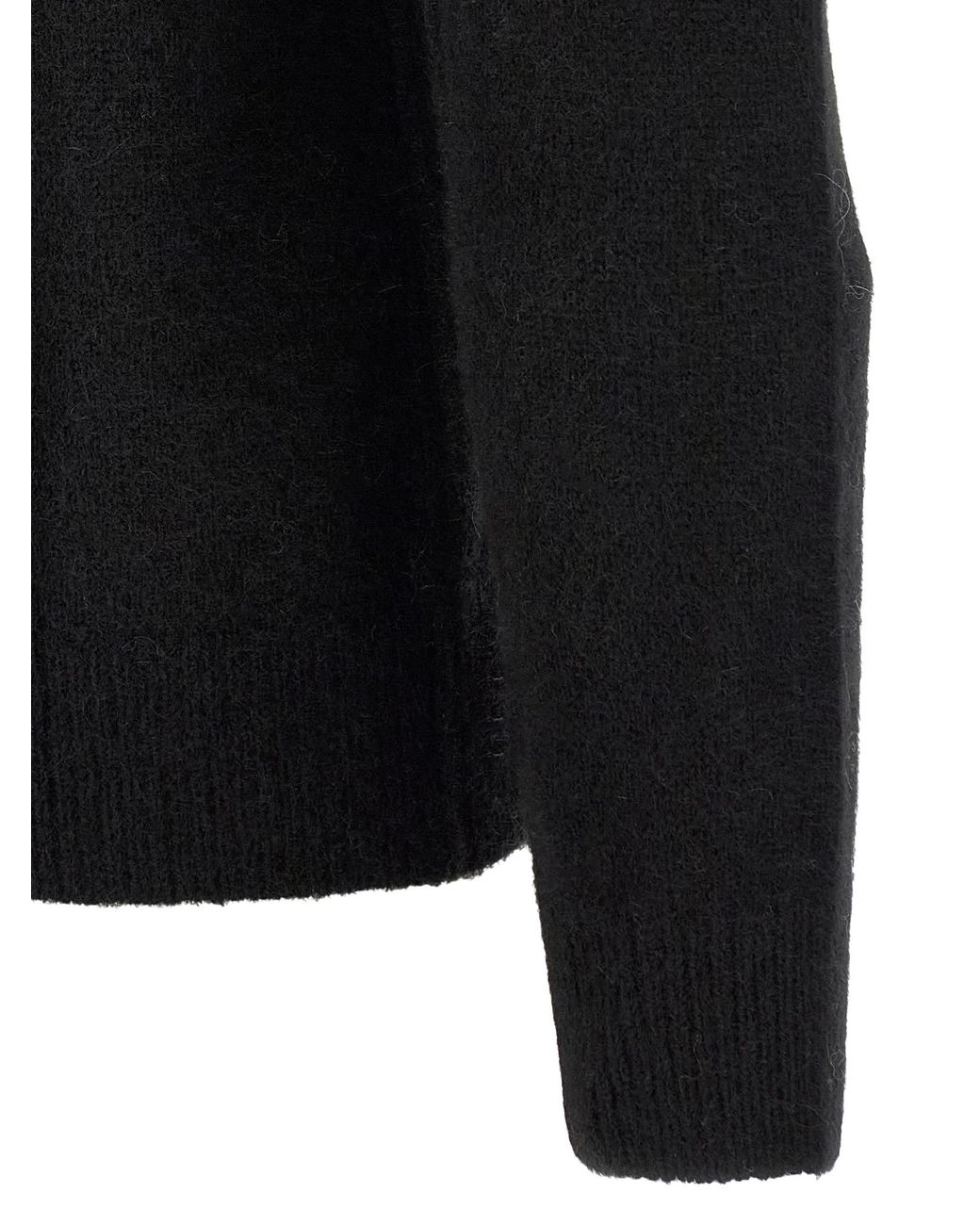 LARMERI STUDIO Black Cashmere Sweater for men
