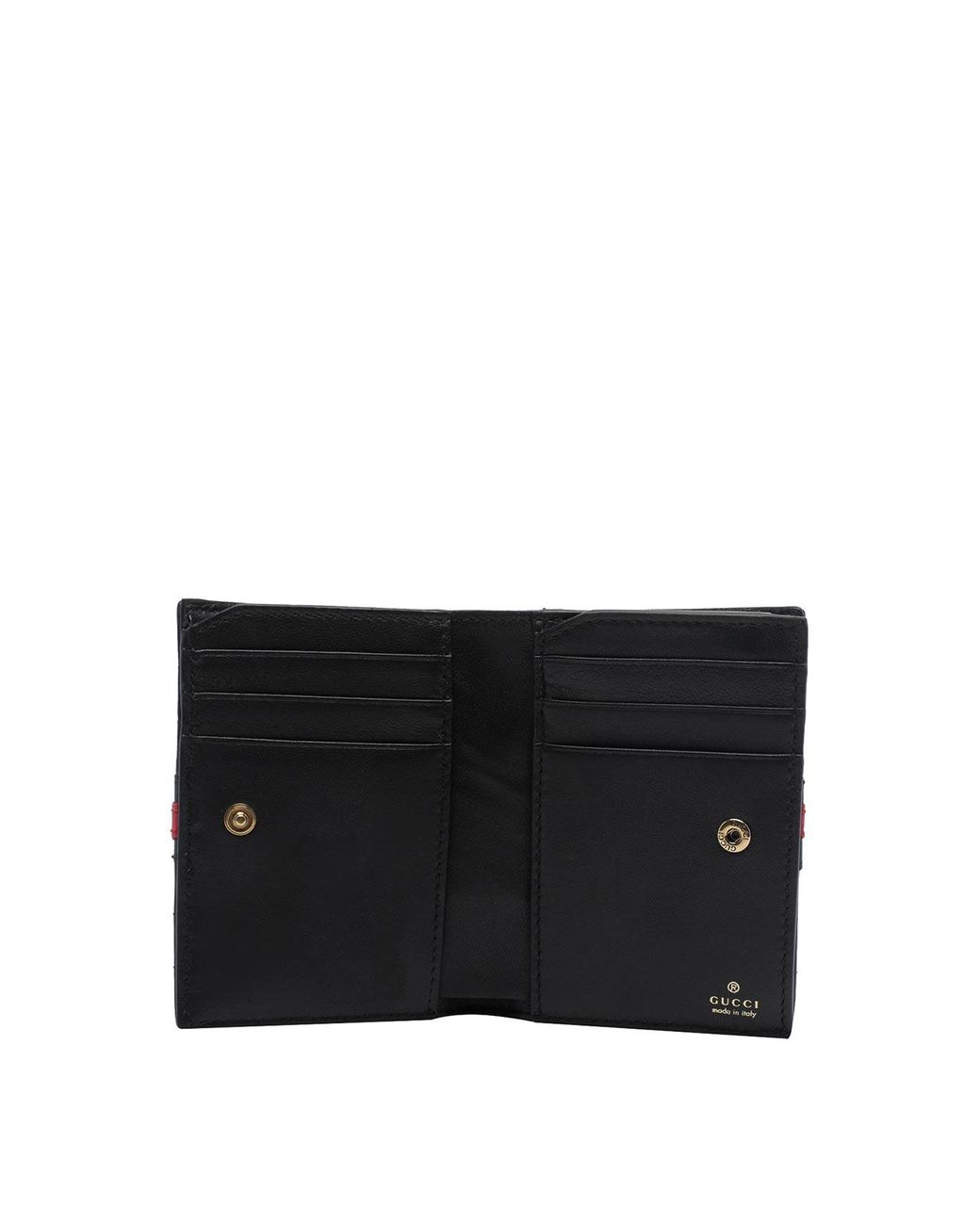 Gucci Black Small Gg Marmont Wallet