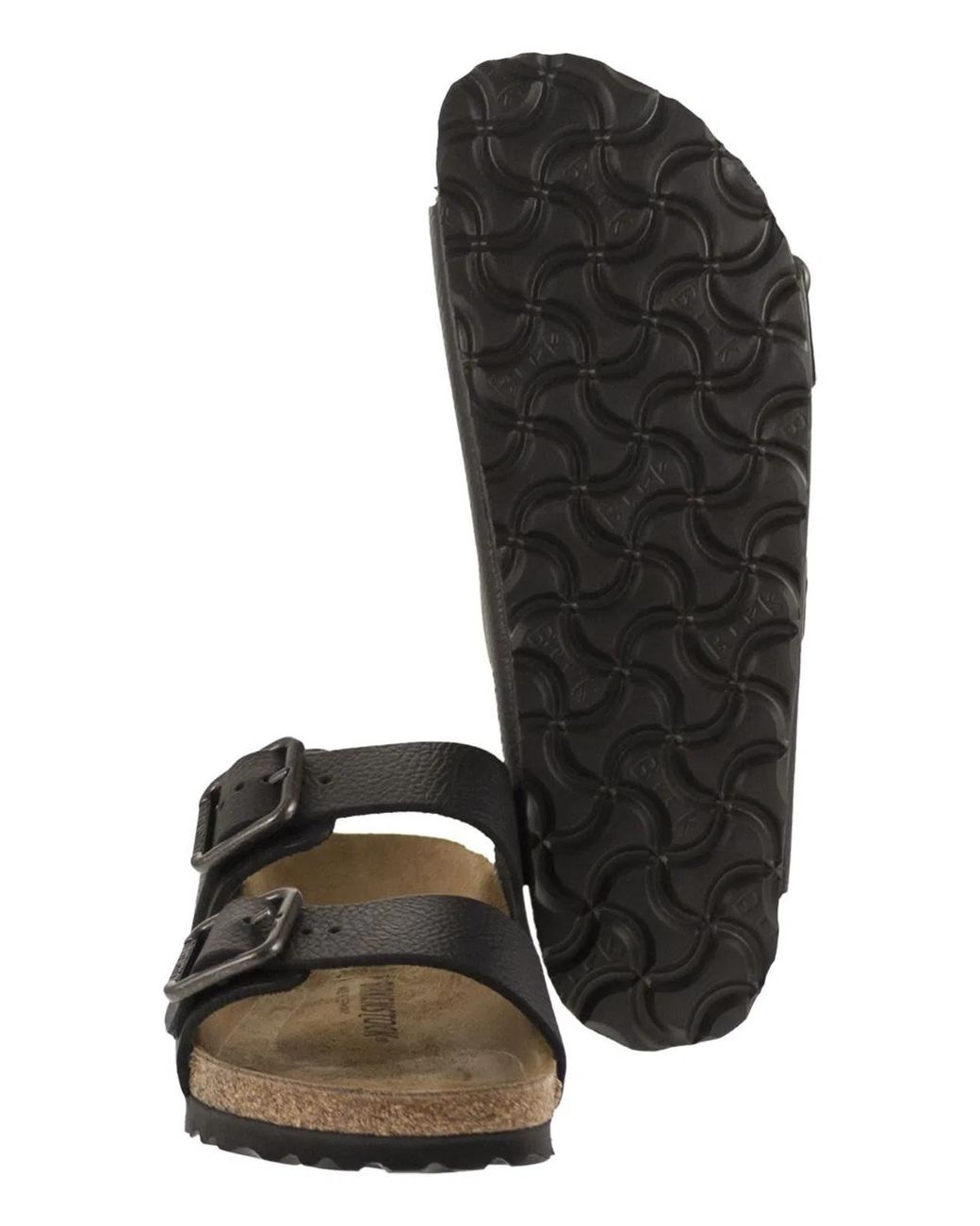 Birkenstock Black Arizona Wb Vintage – Natural Leather Sandal for men