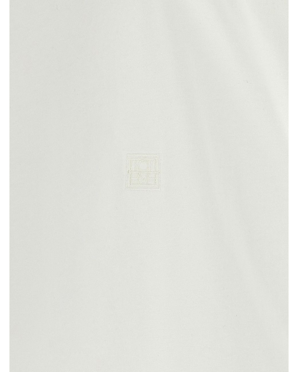 Totême  White 'Curved Seam' T-Shirt