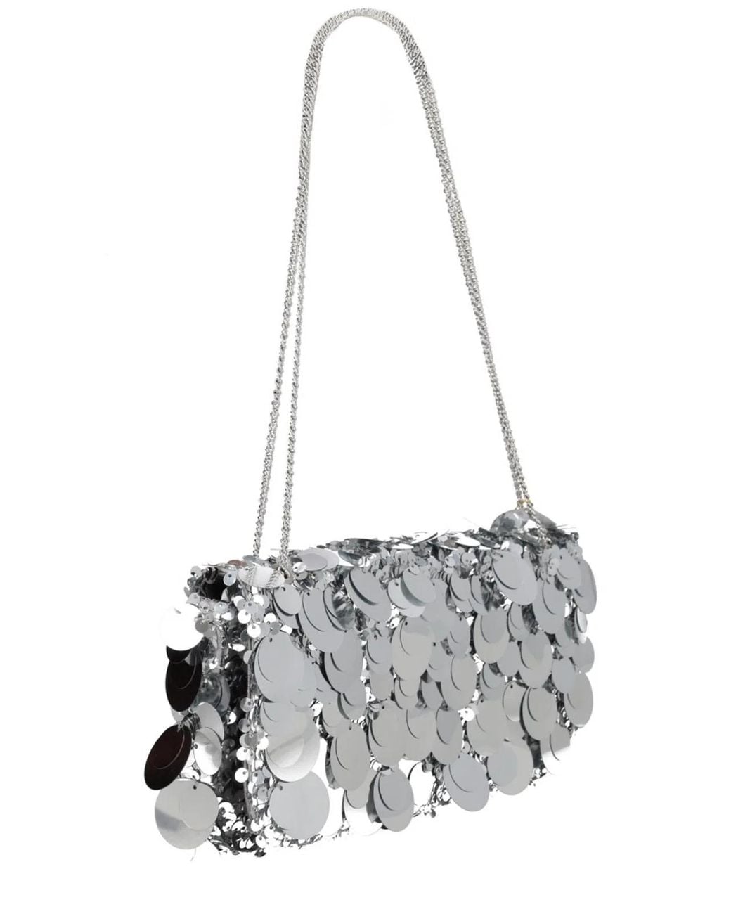 Rabanne Metallic Shoulder Bag With Sequins